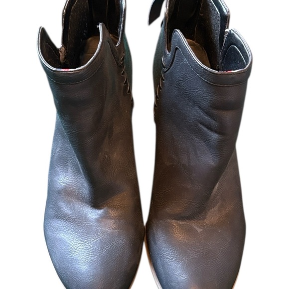 Tommy Hilfiger Black Leather Boots - Picture 4 of 6
